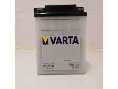 Varta YB9L-A2 Funstart Wet Motorcycle Battery (509 016 008) (YB9LA2) 12V 9Ah Varta YB9L-A2 Funstart Wet Motorcycle Battery (509 016 008) (YB9LA2) 12V 9Ah
