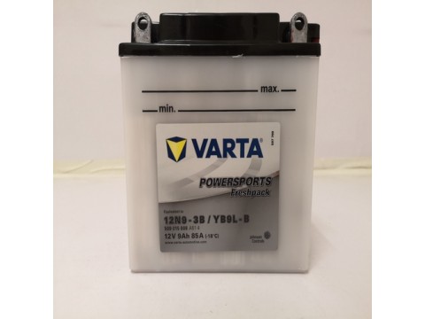 Varta YB9L-B Funstart Wet Motorcycle Battery (509 015 008) (YB9LB) (12N9-3B) 12V 9Ah Varta YB9L-B Funstart Wet Motorcycle Battery (509 015 008) (YB9LB) (12N9-3B) 12V 9Ah