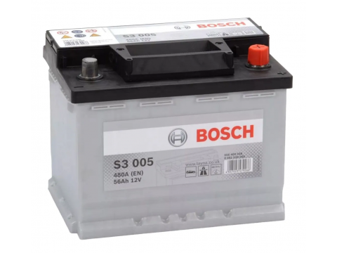 BOSCH 556400048 S3005 612249 027 56Ah 480 CCA Car Battery
