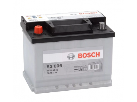 BOSCH 556401048 S3006 612250 078 56Ah 480 CCA Car Battery