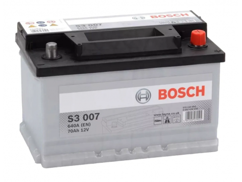 BOSCH 570144064 S3007 612251 100 70Ah 640 CCA Car Battery BOSCH 570144064 S3007 612251 100 70Ah 640 CCA Car Battery