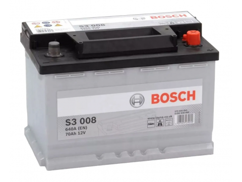 BOSCH 570409064 S3008 612252 096 70Ah 640CCA 067 Car Battery BOSCH 570409064 S3008 612252 096 70Ah 640CCA 067 Car Battery