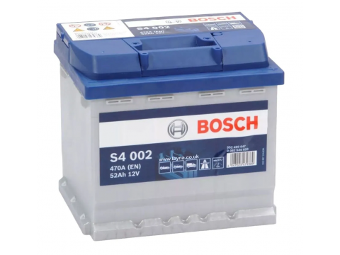 BOSCH 552400047 S4002 611888 012 079 52Ah 470 CCA Car Battery
