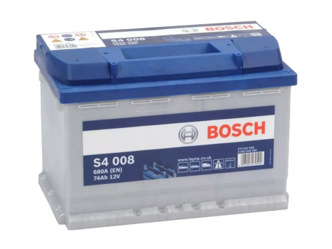 BOSCH 574012068 S4008 611884 096 74Ah 680 CCA Car Battery BOSCH 574012068 S4008 611884 096 74Ah 680 CCA Car Battery