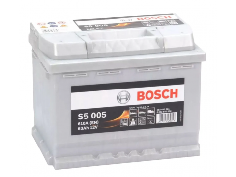 BOSCH 563400061 S5005 612023 027 63Ah 610 CCA Car Battery