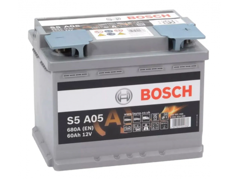 BOSCH 560901068 S5A05 611924 027 60Ah 680 CCA agm Car Battery BOSCH 560901068 S5A05 611924 027 60Ah 680 CCA agm Car Battery