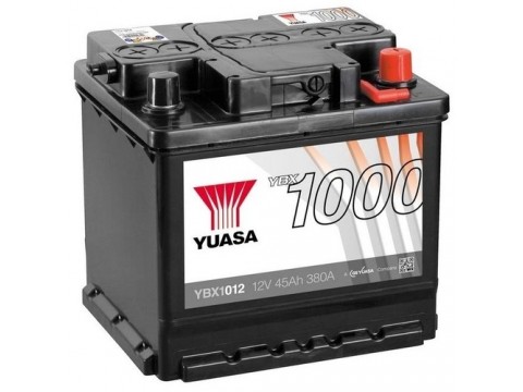 YUASA YBX1012 45Ah 380 CCA Car Battery