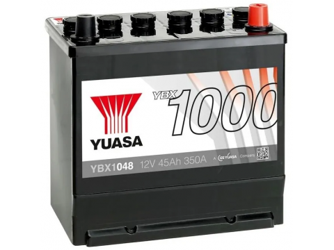 YUASA YBX1048 45Ah 350 CCA Car Battery