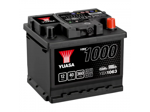YUASA YBX1063 40Ah 350 CCA Car Battery