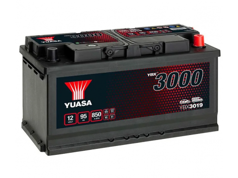 YUASA YBX3019 95Ah 850 CCA 019 Car Battery YUASA YBX3019 95Ah 850 CCA 019 Car Battery