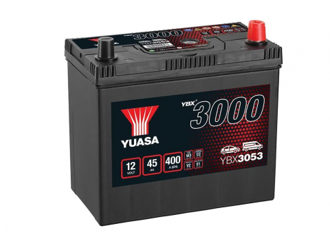 YUASA YBX3053 45Ah 400CCA 053 Car Battery YUASA YBX3053 45Ah 400CCA 053 Car Battery