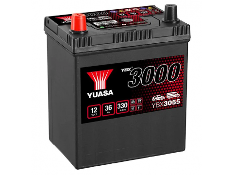 YUASA YBX3055 40Ah 330CCA 055 Car Battery YUASA YBX3055 40Ah 330CCA 055 Car Battery