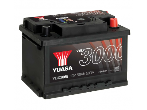 YUASA YBX3065 56Ah 500CCA 065 Car Battery YUASA YBX3065 56Ah 500CCA 065 Car Battery