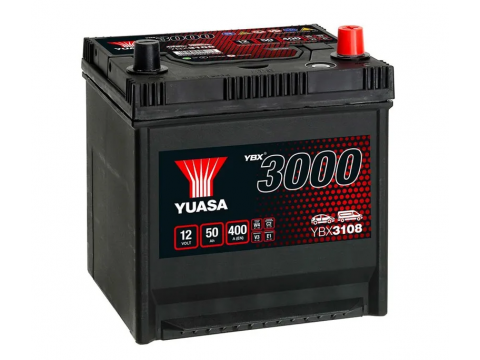 YUASA YBX3108 50Ah 400CCA Car Battery YUASA YBX3108 50Ah 400CCA Car Battery