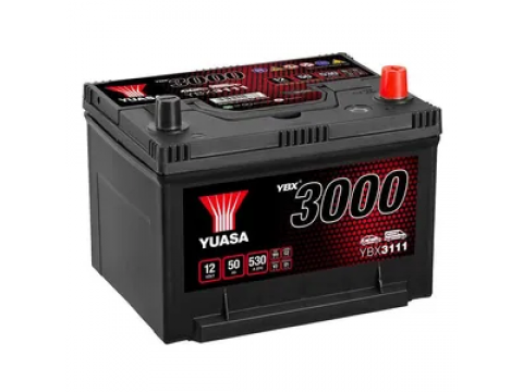 YUASA YBX3111 50Ah 530 CCA Car Battery