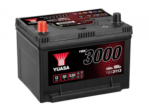 YUASA YBX3113 50Ah 530CCA Car Battery YUASA YBX3113 50Ah 530CCA Car Battery