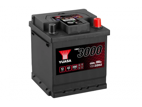YUASA YBX3202 40Ah 360CCA 002L Car Battery 202 YUASA YBX3202 40Ah 360CCA 002L Car Battery 202