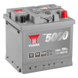 YUASA YBX5012 52Ah 480CCA 012 Car Battery 079