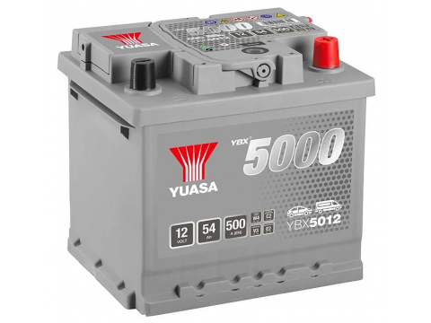 YUASA YBX5012 52Ah 480CCA 012 Car Battery 079 YUASA YBX5012 52Ah 480CCA 012 Car Battery 079