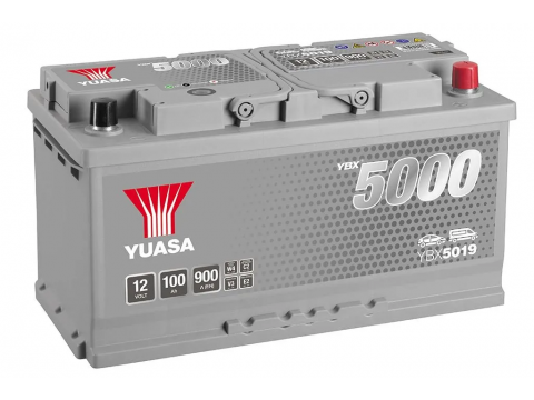 YUASA YBX5019 100Ah 900CCA 019 Car Battery