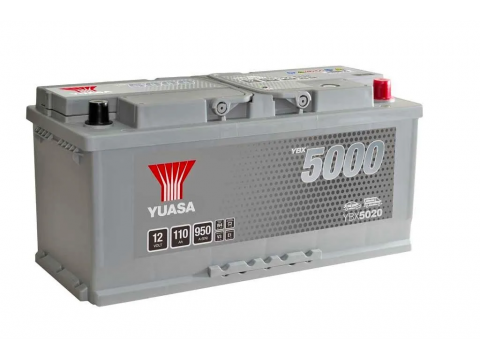 YUASA YBX5020 110Ah 900CCA 020 Car Battery