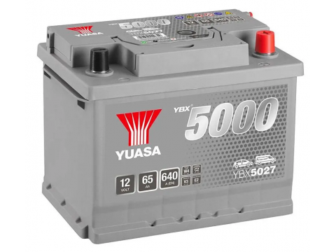 YUASA YBX5027 62Ah 600CCA 027 Car Battery
