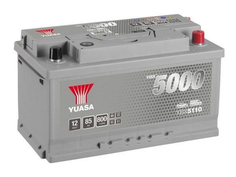 YUASA YBX5110 85Ah 800CCA 110 Car Battery YUASA YBX5110 85Ah 800CCA 110 Car Battery