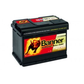 Banner 027 12v 60Ah 640CCA Stop Start AGM Car Battery  56001 027AGM