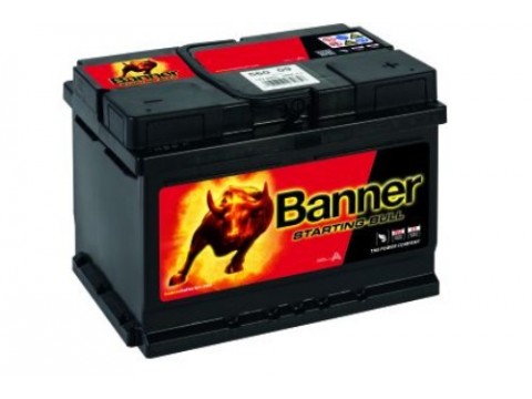 Banner 075 12v 60Ah 480CCA Car Battery 56009 075 Banner 075 12v 60Ah 480CCA Car Battery 56009 075