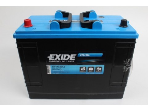 EXIDE ER600 / ER650 / ER570 Dual 656 142AH /120AH BATTERY