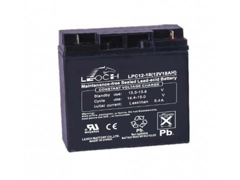 Leoch LPC12-18 Mobility Battery (12V 18AH) (LPC18-12) (18-12) Leoch LPC12-18 Mobility Battery (12V 18AH) (LPC18-12) (18-12)