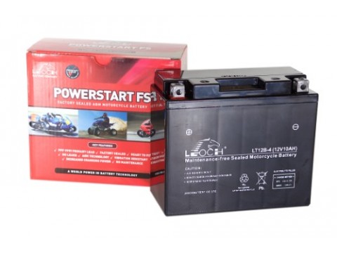 Leoch YT12B-BS 12v 10Ah Motorcycle Battery