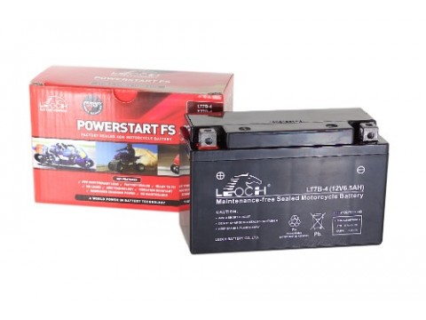 Leoch YT7B-BS 12v 6.5Ah Motorcycle Battery