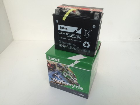 Lucas YTX14BS 12Ah  Motor Cycle Battery