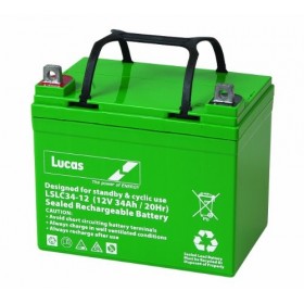 Lucas LSLC34-12G Golf Trolley Battery (34-12) Lucas LSLC34-12G Golf Trolley Battery (34-12)