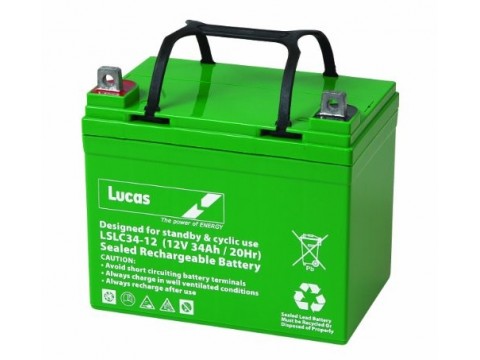 Lucas LSLC34-12G Golf Trolley Battery (34-12) Lucas LSLC34-12G Golf Trolley Battery (34-12)