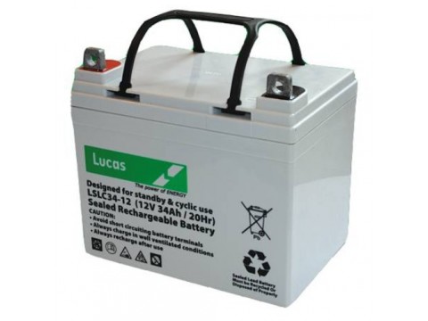Lucas LSLC34-12 Mobility Battery (34-12) Lucas LSLC34-12 Mobility Battery (34-12)