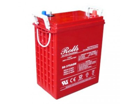 Rolls 6V S6-370AGM Deep Cycle Battery S6370AGM NB QUANTITY DISCOUNTS APPLY