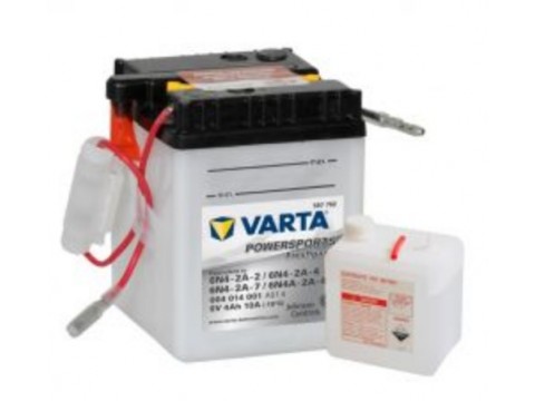 Varta 6N4A-2A-4 Funstart Freshpack Motorcycle Battery (004 014 001) (6N4A2A4) 12V 4Ah Varta 6N4A-2A-4 Funstart Freshpack Motorcycle Battery (004 014 001) (6N4A2A4) 12V 4Ah