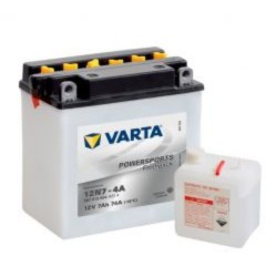 Varta 12N7-4A Funstart Wet Motorcycle Battery (507 013 004) (12N7-4A) 12V 7Ah