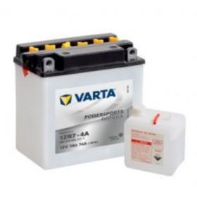 Varta 12N7-4A Funstart Wet Motorcycle Battery (507 013 004) (12N7-4A) 12V 7Ah