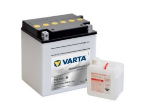Varta 53040 Funstart Wet Motorcycle Battery 530400030 YB30LB 12V 30Ah Varta 53040 Funstart Wet Motorcycle Battery 530400030 YB30LB 12V 30Ah