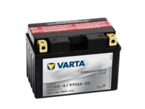 Varta YT12A-BS Funstart AGM Motorcycle Battery (511 901 014) (YT12ABS) 12V 11Ah Varta YT12A-BS Funstart AGM Motorcycle Battery (511 901 014) (YT12ABS) 12V 11Ah