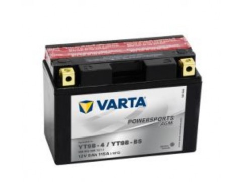 Varta YT9B-BS Funstart AGM Motorcycle Battery (509 902 008) (YT9BBS) (YT9B-4) 12V 9Ah Varta YT9B-BS Funstart AGM Motorcycle Battery (509 902 008) (YT9BBS) (YT9B-4) 12V 9Ah