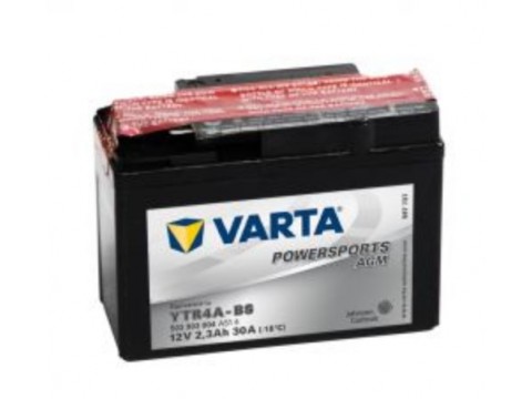 Varta YT4A-BS Funstart AGM Motorcycle Battery (503 903 004) (YT4ABS) 12V 3Ah Varta YT4A-BS Funstart AGM Motorcycle Battery (503 903 004) (YT4ABS) 12V 3Ah