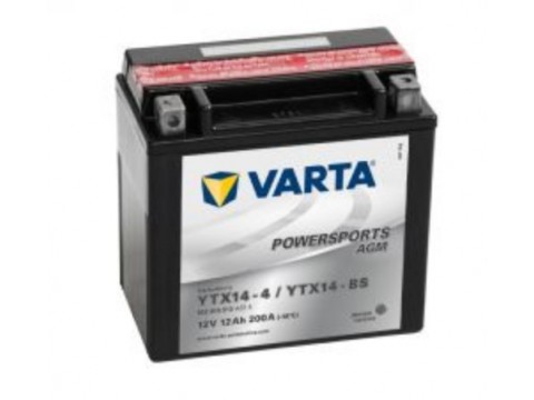 Varta YTX14-BS Funstart AGM Motorcycle Battery (512 014 010) (YTX14BS) 12V 12Ah Varta YTX14-BS Funstart AGM Motorcycle Battery (512 014 010) (YTX14BS) 12V 12Ah