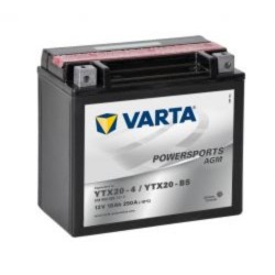 Varta YTX20-BS Funstart AGM Motorcycle Battery (518 902 026) (YTX20BS) 12V 18Ah