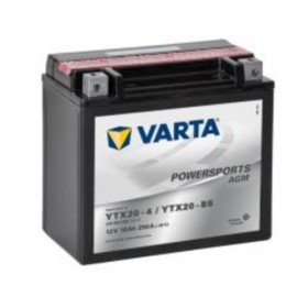 Varta YTX20-BS Funstart AGM Motorcycle Battery (518 902 026) (YTX20BS) 12V 18Ah