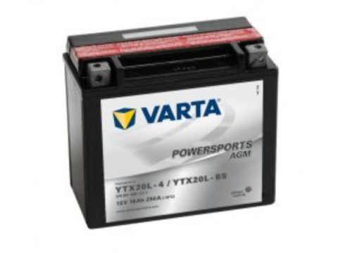 Varta YTX20LBS Funstart AGM Motorcycle Battery 518901026 12V 18Ah Varta YTX20LBS Funstart AGM Motorcycle Battery 518901026 12V 18Ah