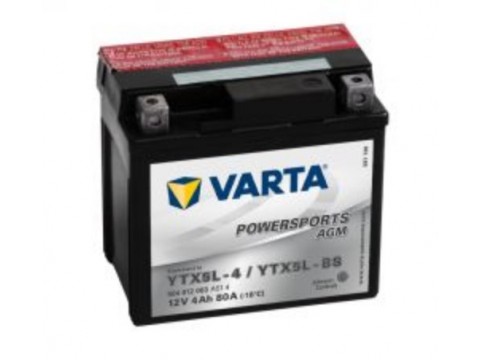 Varta YTX5L-BS Funstart AGM Motorcycle Battery (504 012 003) (YTX5LBS) 12V 4Ah Varta YTX5L-BS Funstart AGM Motorcycle Battery (504 012 003) (YTX5LBS) 12V 4Ah